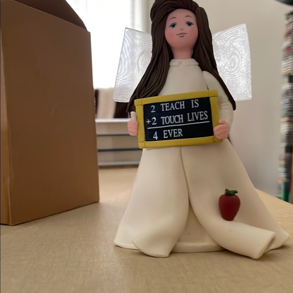 Charming Angel Figurine kneaded angels terrific teacher # 6012